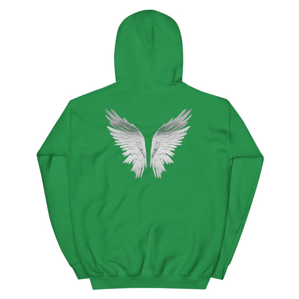 Savior Self Angel Wings Hoodie - Irish Green Color - https://ascensionemporium.net